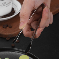 Pince de service mini en acier inoxydable écologique pour la cuisine, idéale pour les fêtes du thé, les bars à café, le sucre et la glace
