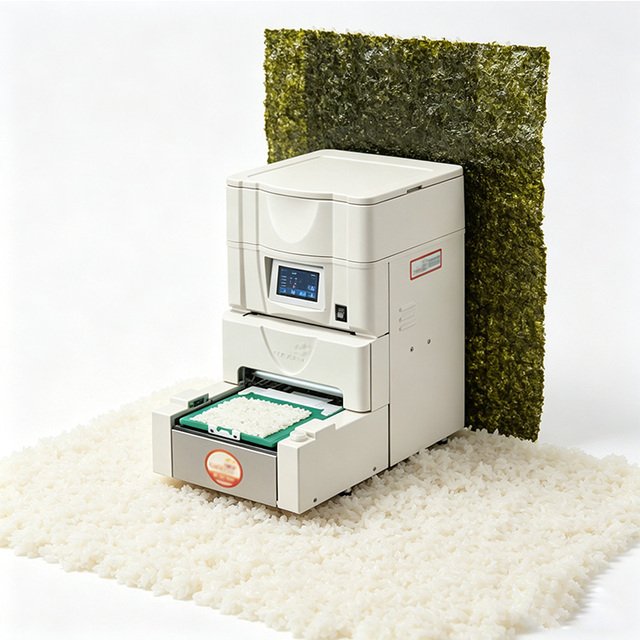 Central Kitchen Energy Saving Precision Sushi Rice Spreading Device Sushi Rice Laying Machine Rice Distributor