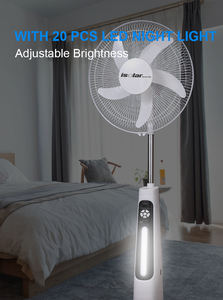 <span class=keywords><strong>POLYSTAR</strong></span> ventilateur Solaire avec panneau Solaire inteligente 18 pulgadas Solar recargable soporte ventilador avec panneau Solaire - Product Image 4