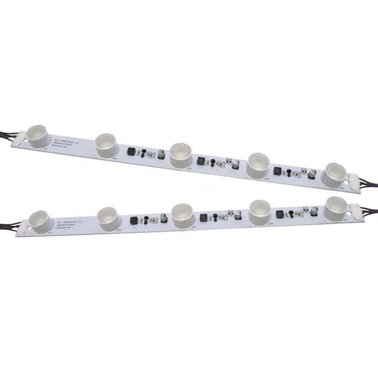 DC24V High Power Edge-lit RGB Led Strip Lights bar with Lens