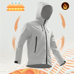 Alto rendimiento, ligero, impermeable, transpirable, doble cremallera y capucha compatible con casco - Product Image 6