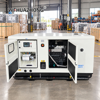 Groupe électrogène diesel super silencieux 180 kVA 220 kVA avec isolation phonique double couche