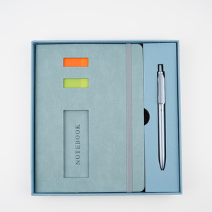 Wholesale Custom PU Leather <b>Notepads</b> Pen and Phone Holder Self-Adhesive Sticky Notes Memo Pad Promotional for Events - Product Image 4