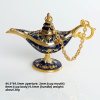 Vintage Mini laiton classique arabe Costume accessoires Aladdin génie lampe magique lampe souhaitant lumière table fête décor