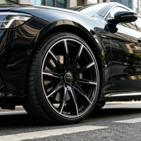 Jantes forgées noires brillantes de 19 et 20 pouces pour Chevy Camaro Alpha Zeta Mustang S550 S650 5x120 5x114.3, jantes de performance