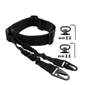 Sangle en nylon robuste à deux points, élastique et réglable avec boucle QD pour sac à dos d'entraînement extérieur - Product Image 1