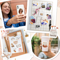 Autocollants d'affirmation positive auto-adhésifs personnalisés pour Journa Cup Phone Laptop Craft Autocollant PVC vinyle étanche