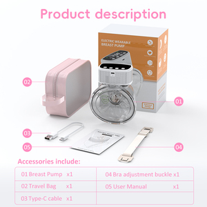 Nouveau <span class=keywords><strong>Tire</strong></span>-<span class=keywords><strong>Lait</strong></span> Électrique Portable <span class=keywords><strong>Sans</strong></span> <span class=keywords><strong>Fil</strong></span> Intelligent Mains Libres en Silicone et <span class=keywords><strong>Sans</strong></span> BPA, Vente en Gros, Personnalisable - Product Image 3