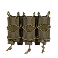 Pochette tactique pour chargeur de 9 mm simple/double/triple, étui Molle pour chargeur, support de lampe torche de chasse, EDC en nylon, capacité 3L