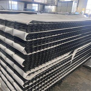 Thiết kế công nghiệp 868-656 Twin lưới Bảng điều khiển đường lái xe hàng rào hệ thống đôi quanh co lỗ vuông dây hàng rào bảo vệ hàng rào bài viết - Product Image 6