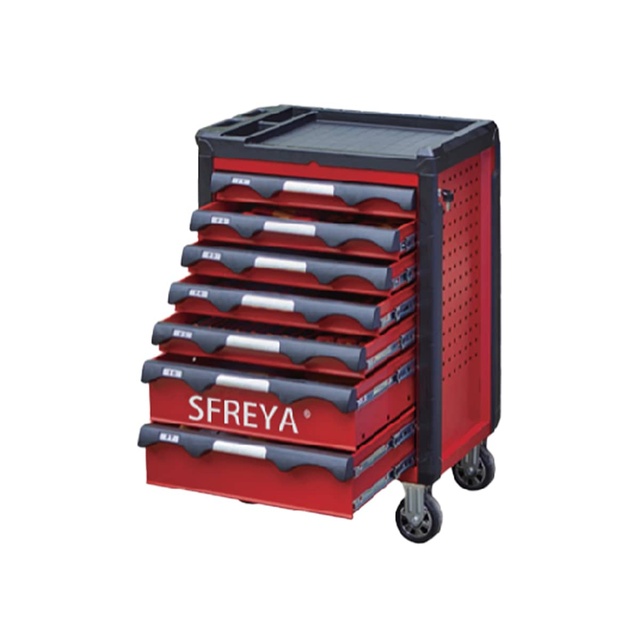 SFREYA S691-198 198PCS Insulated Tool Set Insulated Handle Industrial Light Weight Tool High Hardness Multifunctional Tools Set