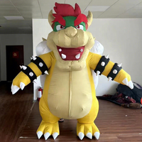 Funtoys personnalisé géant gonflable Dragon Nian bête année monstre mascotte Costume en peluche Fursuit dinosaure Cosplay personnage pour adulte