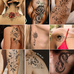 Tatouage temporaire de haute qualité, plus de 5000 motifs différents, autocollant de tatouage, transfert à l'eau, vente en gros, tatouage temporaire pour femmes - Product Image 3