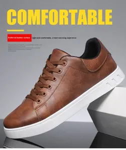 2027 NEW KJ Plus Size Men's Fashion New Fashion Summer Autumn Shoes Non-Slip Platform Casual Shoes Flat Shoes Lace-Up Shoes - Product Image 4