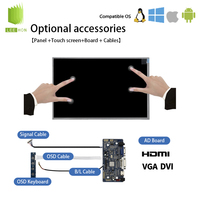 Modul LCD TFT IVO 10.1 Inci 1280x800 WXGA 3.5W M101GWWF R0 Layar IPS Medis Layar LCD 10.1 Inci