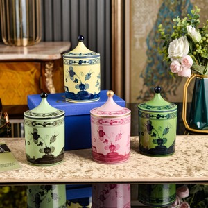 Tarros de Almacenamiento de Porcelana Estilo Italiano, con Tapa de Cerámica, Forma Cilíndrica, Diseño Hermético, Capacidad de 250 ml, Portátiles, Gran Venta - Product Image 4