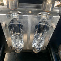 Machine de soufflage de bouteilles en PET semi-automatique MS-2L-TWIN à deux souffleurs et un chauffage pour la fabrication de bouteilles en plastique