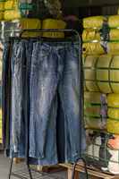 Jeans d'occasion pour hommes de haute qualité, bon état, vente en gros à bas prix, vêtements usagés