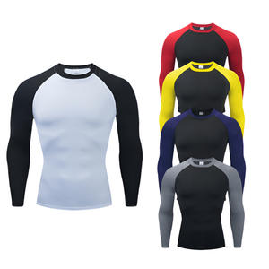 Camisetas de Compresión de Manga Larga para Hombre con Protección UPF50, Sublimadas e Impresas, con Logotipo Personalizado al por Mayor - Product Image 1