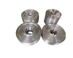 OEM tùy chỉnh mạ kẽm nhôm ròng rọc dây ròng rọc ổ đĩa CNC gia công xe chế biến một phần CNC khoan chuốt - Product Image 2