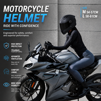 Casque de moto intégral, coque ABS, double visière, casque de moto pour la conduite en ville, pour hommes et femmes