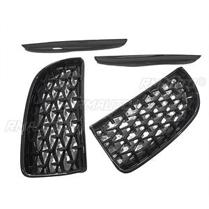 Bandes décoratives pour calandre de voiture, calandre de course étoile noire, calandre avant pour BMW Série 3 E90 2005-2008, pièce extérieure - Product Image 4