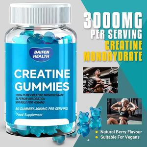 Suplementos OEM/ODM Pré-Treino 5g 6g Creatina Monohidratada Gummy Candy 60 Contagens Complexo Energético para Adultos 2 Gummies - Product Image 4