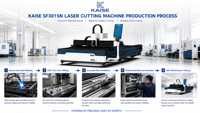 Mesin Pemotong Laser Serat Logam 3-Axis CNC Otomatis Digital 2000W Berpendingin Air AI/PLT untuk Pipa/Tabung Baja Tahan Karat Baru