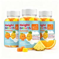 Gummies nutritionnelles pour la croissance des enfants, OEM ODM, marque privée, formule personnalisée, fabricant de compléments nutritionnels quotidiens pour enfants