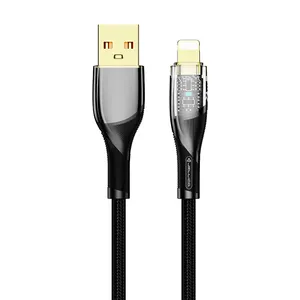 Kabel Data ponsel pengisi daya Cepat 30W, kabel Data USB mikro ponsel untuk iphone Xiaomi redmi Samsung