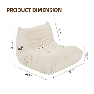 <span class=keywords><strong>Ensemble</strong></span> de canapé modulaire en forme de L en mousse - Canapé-lit moderne en mousse à mémoire de forme épaisse et compressible, mobilier de maison confortable et doux - Product Image 5