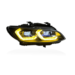 JY para <span class=keywords><strong>BMW</strong></span> Serie <span class=keywords><strong>3</strong></span> E92 E93 M3 2007-2010, Conjunto de Faros Delanteros LED Modificados, Faros Delanteros LED de Doble Color, Conexión Plug and Play - Product Image 3