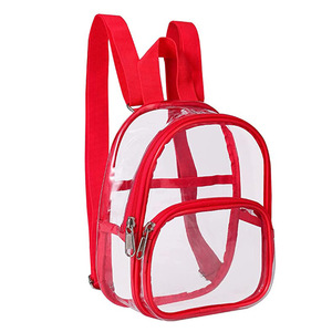 Custom Wholesale OEM Unisex Transparent Workbag Travel <strong>Heavy</strong> <strong>Duty</strong> PVC Kids Waterproof School <strong>Backpack</strong> with Zipper - Product Image 3