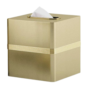 Gold Polished Metal <b>Tissue</b> Box Dinnerware Table Decoration & Accessories Restaurant Bar Home <b>Kitchen</b> <b>Tissue</b> Boxes <b>Holder</b> - Product Image 1