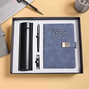 Corporate Gift <b>Set</b> Branded <b>Notebook</b> & Tumbler - Perfect Employee Appreciation & Holiday Gifts - Product Image 1