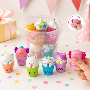 Factory Assorted Snack Animal Squishies Slow Rise Foam Tactile Play Collection Goodie Bag Fillers For Kids Parties - Product Image 6
