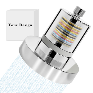 Grifo de Baño con Filtro de Sulfito de Calcio de Alta Presión KDF, Ahorra Agua, Elimina el Cloro, Cabezal de Ducha con Filtro de Acero Inoxidable - Product Image 1