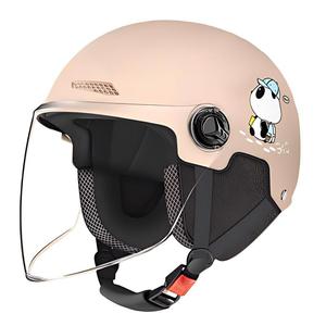 Casque demi-coque adulte toutes saisons en ABS+EPS avec visière transparente, certifié 3C, ventilation HD pour moto, <span class=keywords><strong>ski</strong></span>, équitation et cyclisme - Product Image 1