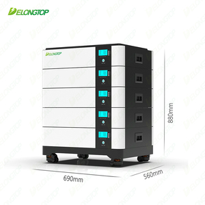 Stackable Energy Storage 48V 200AH 10kwh 20kwh 30kwh 50kwh 51.2v 100ah 5kwh <b>Battery</b> Solar Power System HS51200-10, HS51200-10 In - Product Image 2