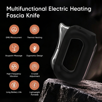 Couteau électrique 3-en-1 pour fascias avec fonction chauffante et vibrante, outil de massage musculaire, appareil Gua Sha pour le visage