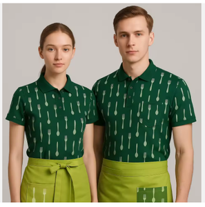 Camisetas Polo de Graduación de Manga Corta Vesbhusha de Alta Calidad, Uniformes de Hotel, 100% Poliéster, Corte Regular, Unisex - Product Image 3