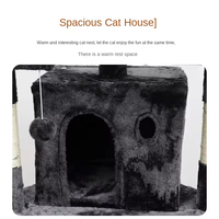 Árbol para Gatos de Madera Extra Grande Personalizado al por Mayor, Postes Rascadores, Casa para Gatos de Múltiples Niveles para Interiores
