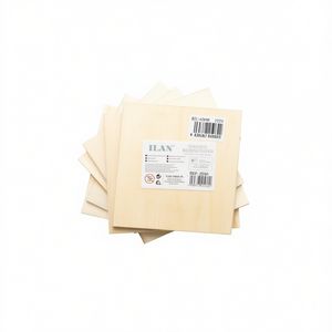 Tavola Quadrata in Legno Iln 25Cm 12 Pezzi per Progetti Artigianali - Product Image 1