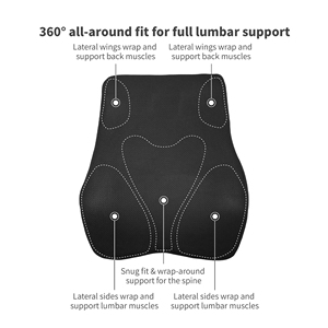 <span class=keywords><strong>Silla</strong></span> ergonómica <span class=keywords><strong>para</strong></span> Juegos de oficina, almohada de soporte Lumbar, <span class=keywords><strong>respaldo</strong></span> ortopédico de espuma viscoelástica <span class=keywords><strong>para</strong></span> aliviar el dolor de espalda, almohada de descanso en cama de lectura - Product Image 4