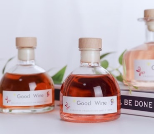 Botellas de Ginebra de Vidrio Transparente de Lujo de 50 ml, 100 ml, 150 ml, 180 ml, Estilo Nórdico con Corcho para Whisky, Brandy, Ron, <span class=keywords><strong>Vodka</strong></span>, Tequila - Product Image 5