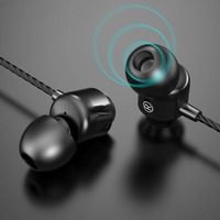 Earphone Stereo Grosir Berkabel, Earbuds, Ecouteur Avec Fil, Auriculares Con Cable, Headphone Berkabel dengan Mic 3.5mm