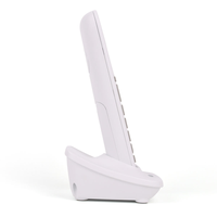Telepon DECT Digital Tanpa Kabel Berkualitas Tinggi Warna Putih untuk Kantor dan Rumah