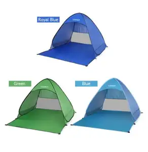 Automatische Instant Pop Up Tent Drinkbaar Strand Tent Lichtgewicht Outdoor Uv-bescherming Camping Vissen Tent Cabana Zon Onderdak