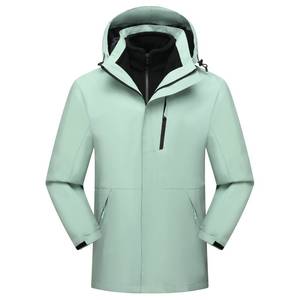 Veste coupe-vent unisexe à manches longues pour la randonnée en plein air avec capuche et design imprimé - Product Image 4