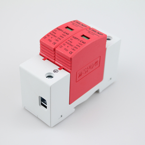 Dispositif de protection contre les surtensions domestique, interrupteur <span class=keywords><strong>triphasé</strong></span> 4 pôles, <span class=keywords><strong>parafoudre</strong></span> 2P 40kA, type T2 - Product Image 4